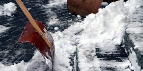 shoveling